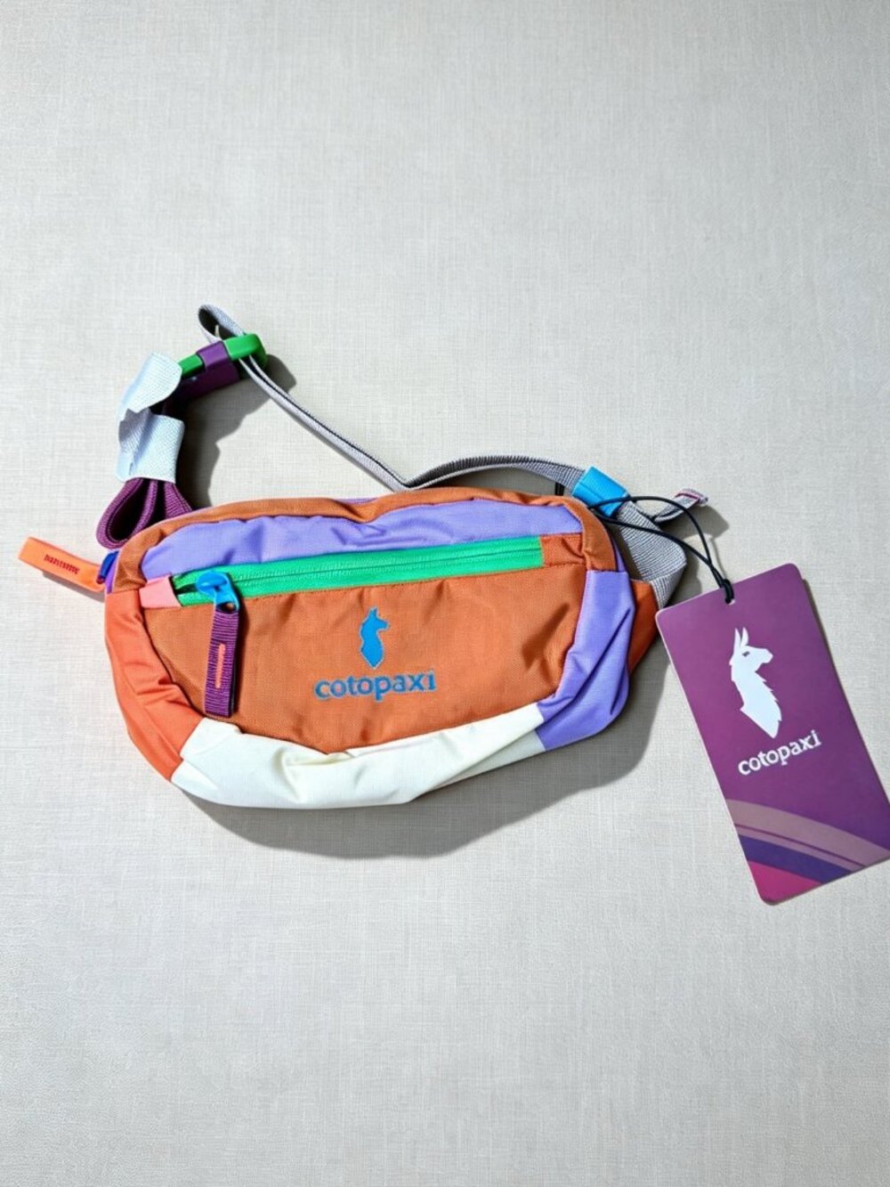 Cotopaxi Colorblock Belt Bag NWT Travel Fanny Pack 1.5L